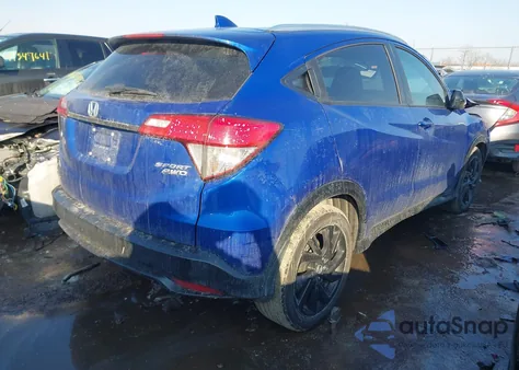 2022 Honda Hr-V Awd Sport z USA, uszkodzony, nr VIN 3CZRU6H1XNM728368
